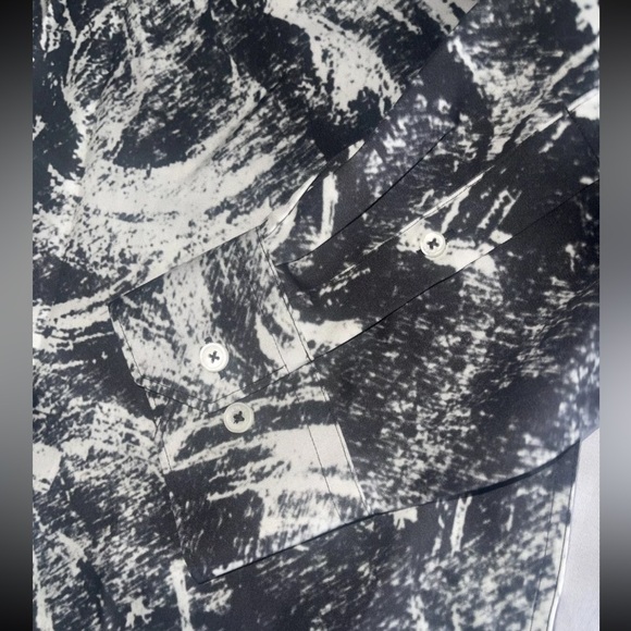 Bugatchi long sleeve shirt Shaped Fit NWT - Men's  XL GS3593L65S  Abstract $250 - Picture 4 of 9